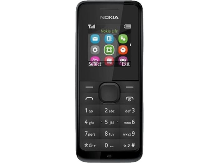 105 DS fekete kártyafüggetlen mobiltelefon