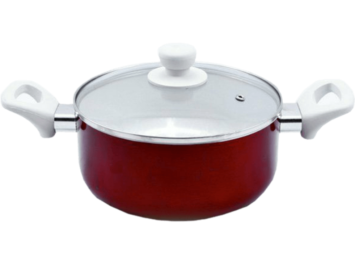 11276 Lábas, üveg fedővel, 28 cm