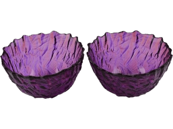 16216 Crafts lila üvegtál szett