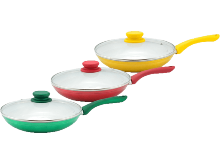 53095 Indukciós serpenyő, üvegfedővel, 22 cm