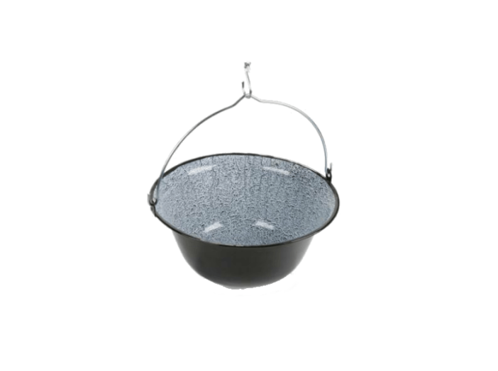 71117 Zománcozott gulyás bogrács, 22 l