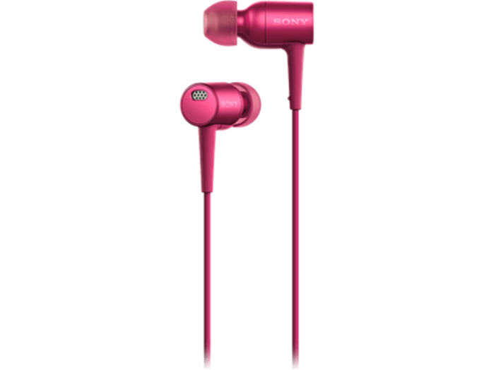MDREX750NA h.ear in NC High Resolution Audio zajszűrő fülhallgató, rózsaszín