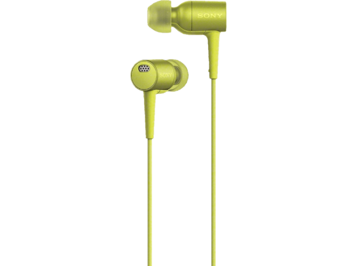 MDREX750NA h.ear in NC High Resolution Audio zajszűrő fülhallgató, sárga
