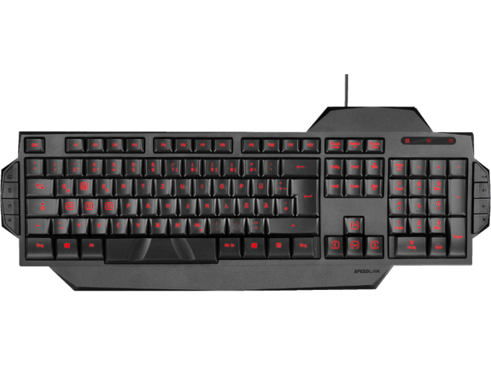 Rapax fekete gaming billentyűzet (SL-6480-BK-HU)