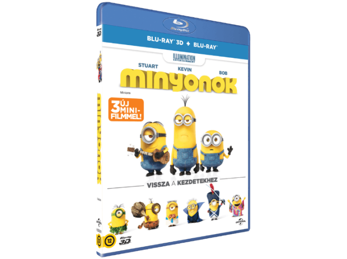 Minyonok 3D Blu-ray+Blu-ray