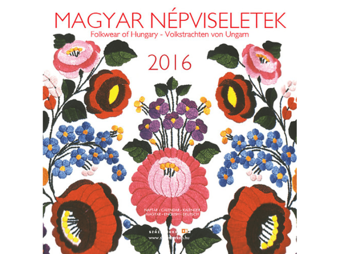 Naptár Magyar Népviseletek 2016 18x18 cm
