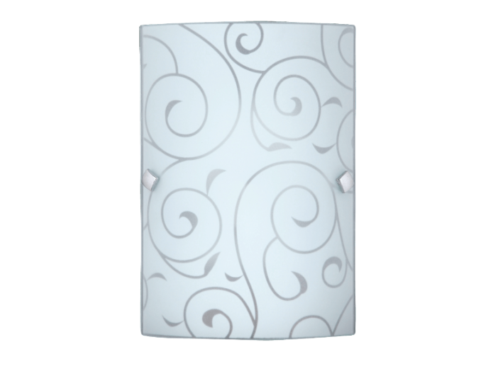 3850 Harmony lux, fali lámpa, E27 1x MAX 60W, fehér mintás