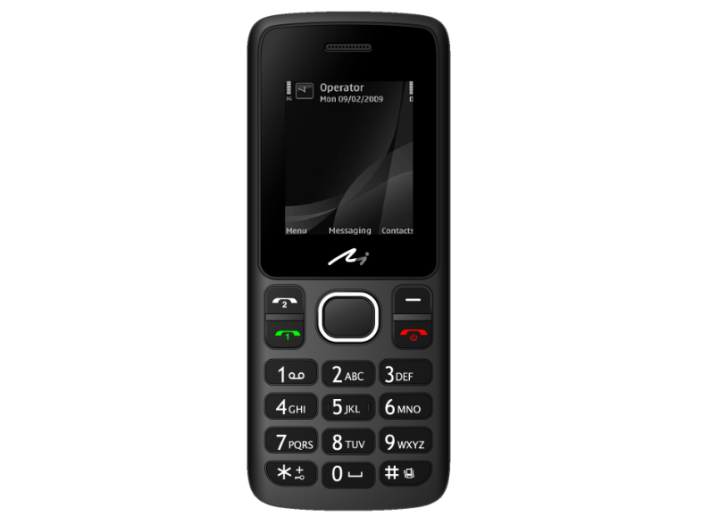 Mizu BT-60 DualSIM fekete kártyafüggetlen mobiltelefon