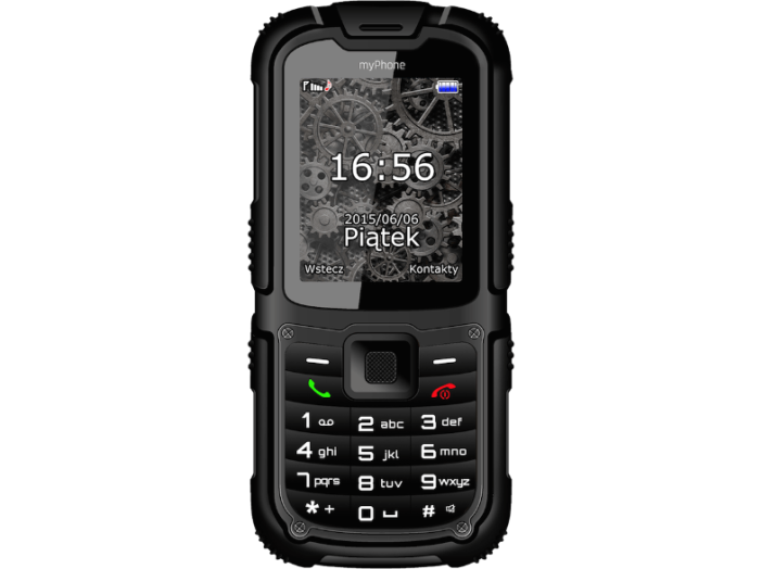 Hammer 2+ fekete kártyafüggetlen mobiltelefon