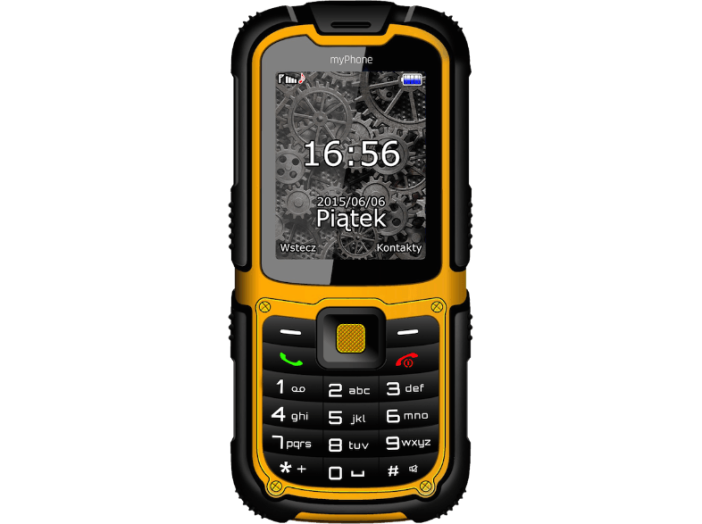 Hammer 2+ sárga kártyafüggetlen mobiltelefon