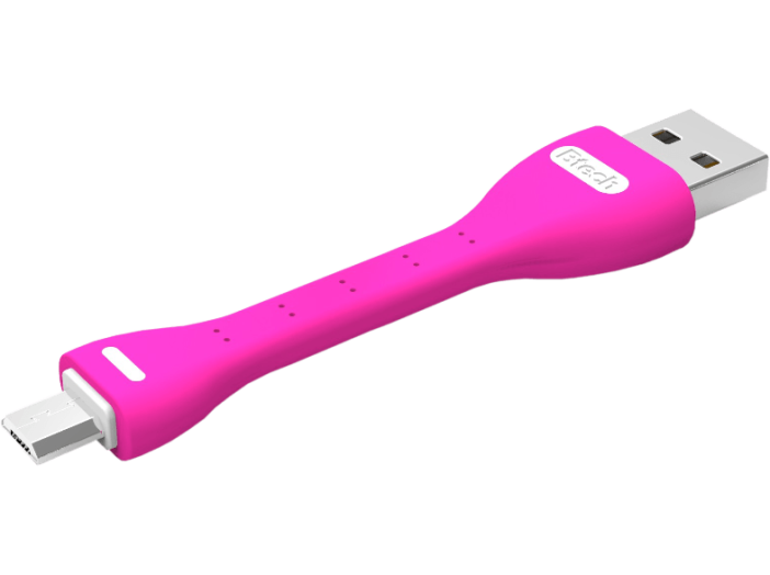Micro USB kábel pink (BTU-5030)