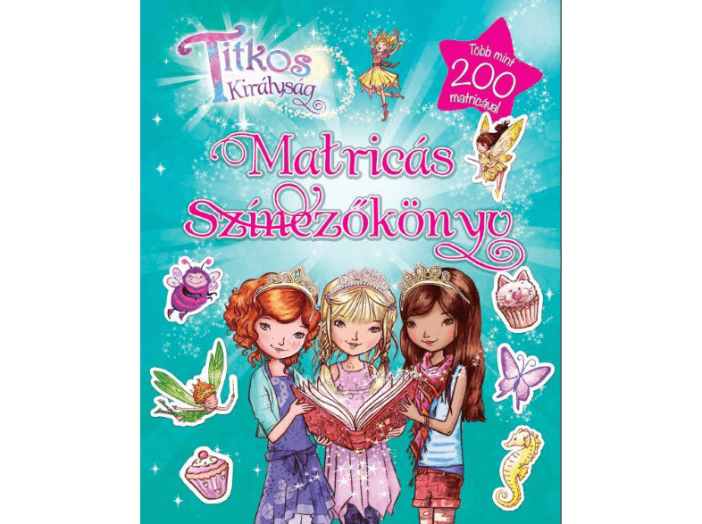Titkos királyság matricás színezőkönyv
