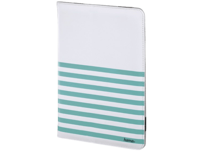 Stripes fehér-türkiz univerzális tablet tok 10,1" (135565)