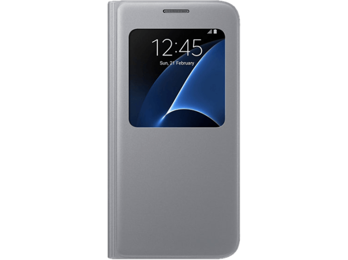 Galaxy S7 s-view cover tok ezüst