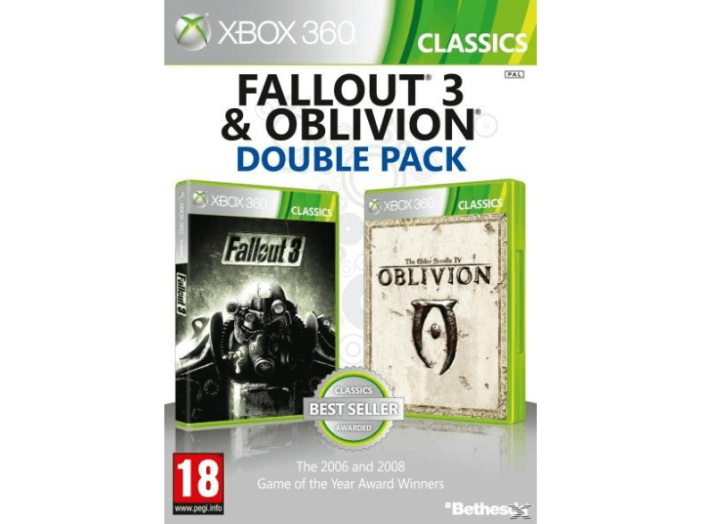 Fallout 3 & Oblivion dupla kiadás (Xbox 360)