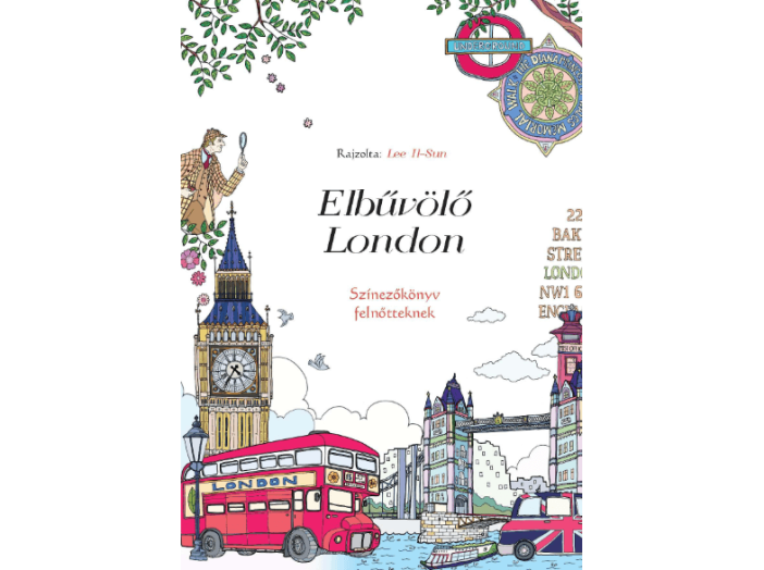 Elbűvölő London - Színezőkönyv felnőtteknek