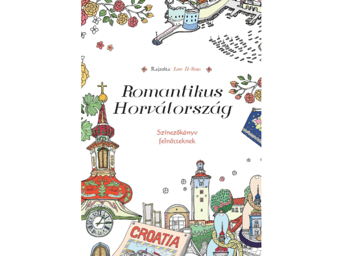 Romantikus Horvátország - Színezőkönyv felnőtteknek