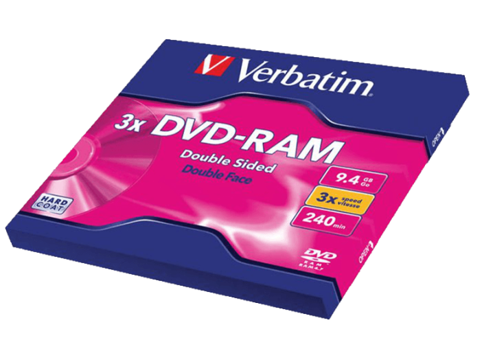 DVD-RAM lemez 9,4 GB, kétoldalas kivehető Type I