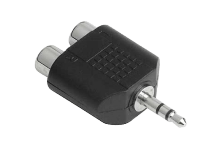 43359  3,5 mm jack apa - 2 x RCA anya adapter