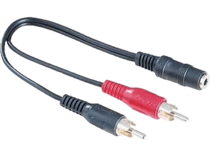 43254 2 x RCA - 1 x 3,5 mm Jack adapter