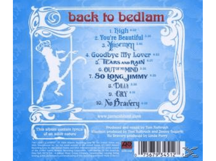 Back To Bedlam CD