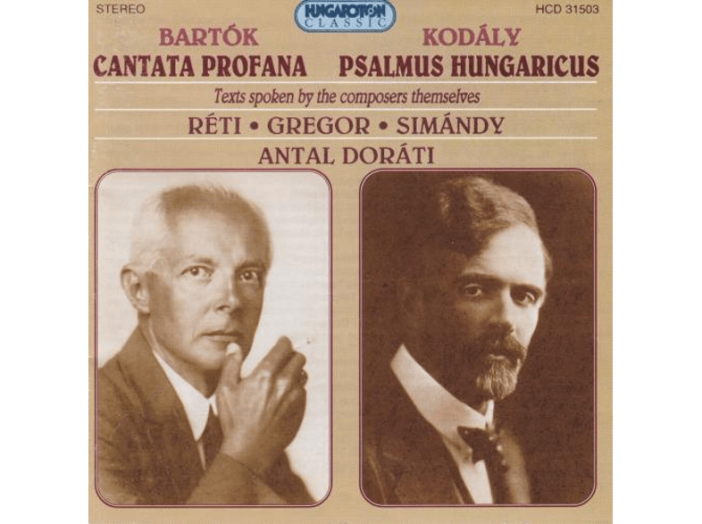 Cantata Profana, Psalmus Hungaricus CD