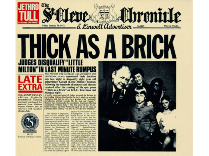 Thick as a Brick CD