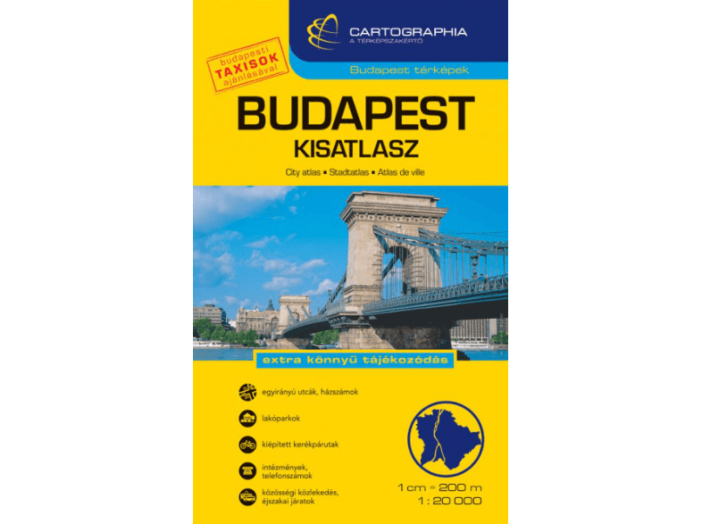 Budapest autóatlasz 1:20 000 (kicsi)