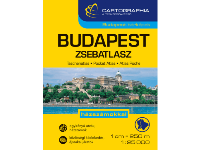 Budapest zsebatlasz, 1:25000