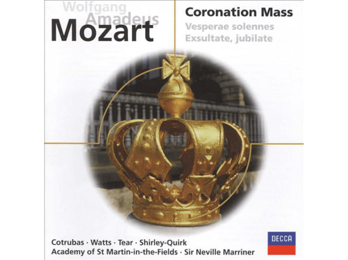 Mozart - Coronation Mass / Vesperae solonnes / Exsultate, jubilate CD