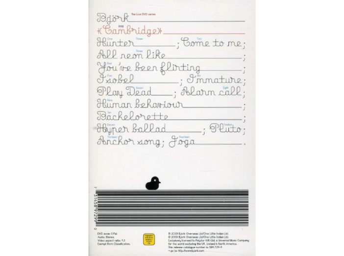 Live In Cambridge DVD
