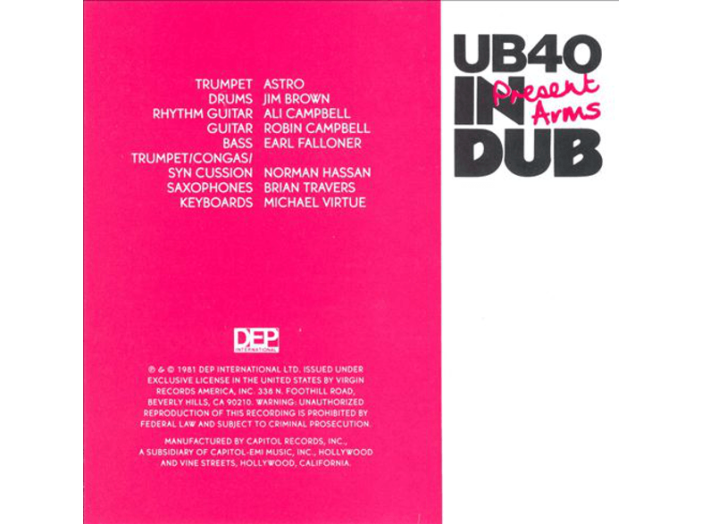 Present Arms In Dub CD