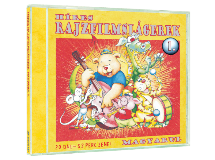 Híres rajzfilmslágerek magyarul 1. CD