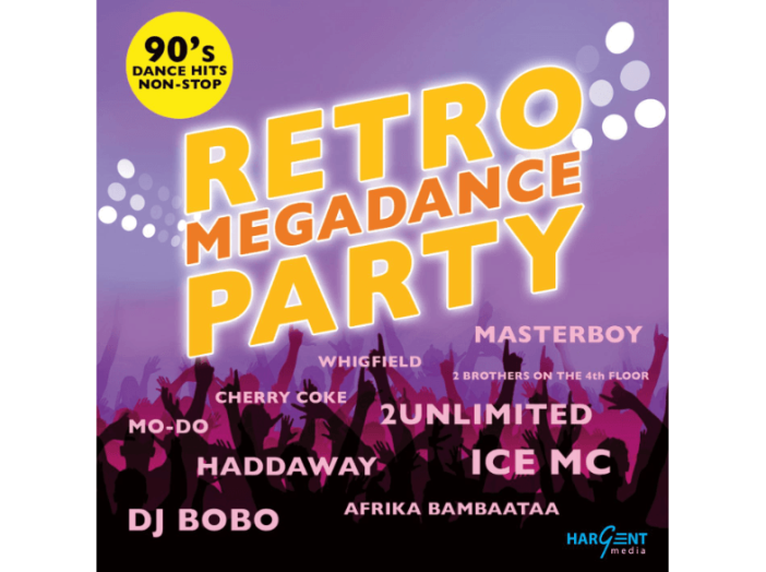 Retro Megadance Party - 90's Dance Hits Non-Stop CD