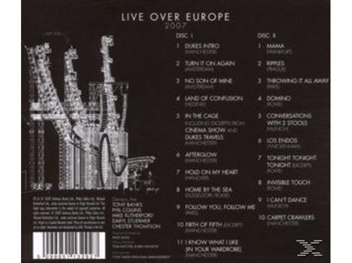 Live Over Europe 2007 CD