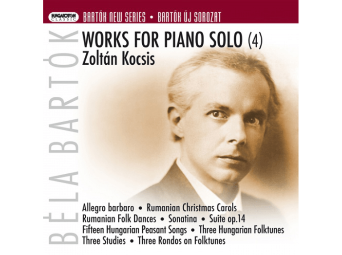 Bartók New Serise - Works for Piano Solo No. 4 CD