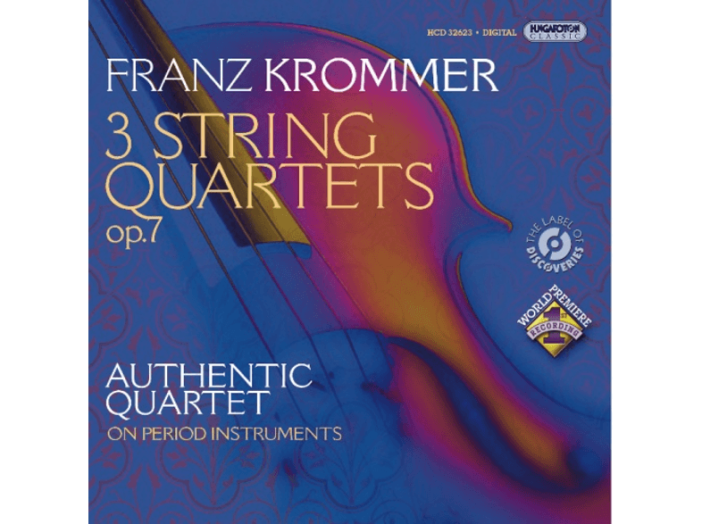 Franz Krommer - 3 String Quartets op. 7 CD