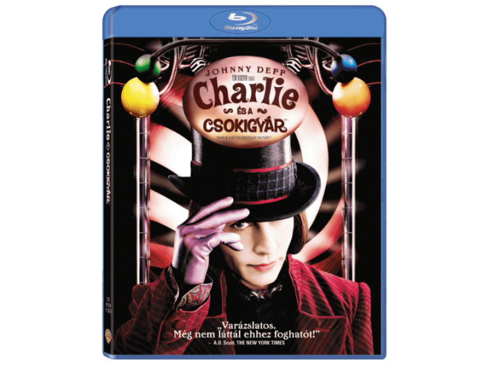 Charlie és a csokigyár Blu-ray