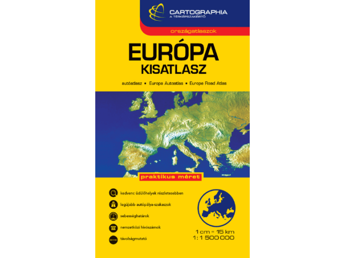 Európa kisatlasz, 1:1500000