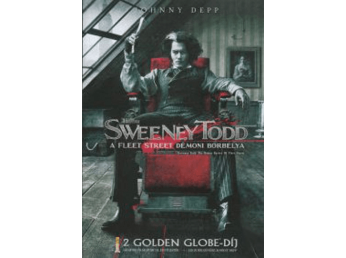 Sweeney Todd - A Fleet Street démoni borbélya DVD