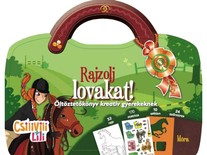 Rajzolj lovakat - Öltöztetőkönyv kreatív gyerekeknek