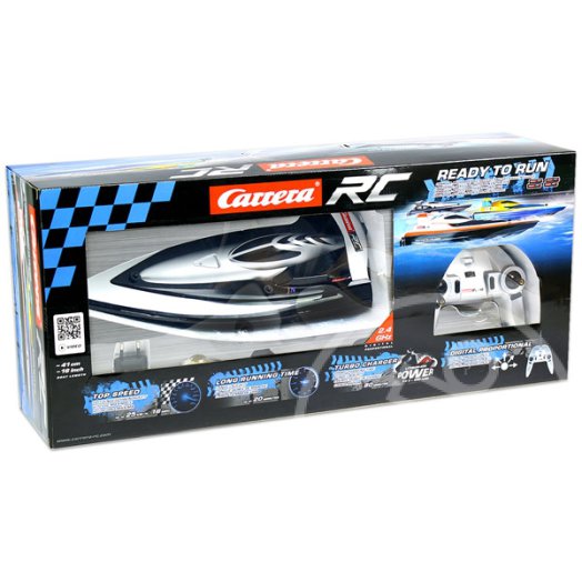 Carrera RC távirányítós motorcsónak - fekete-szürke