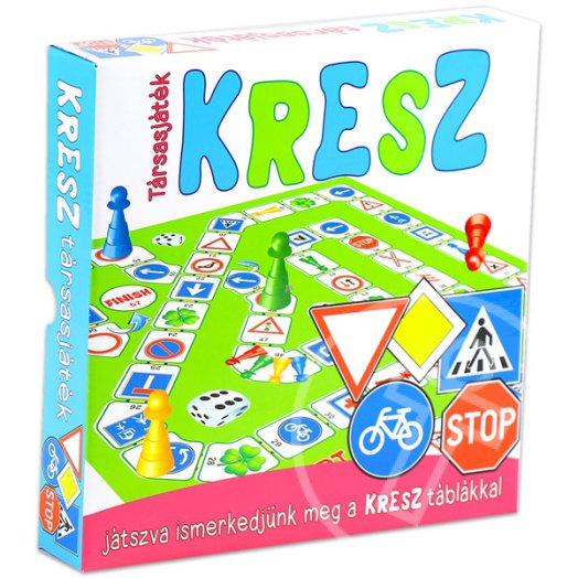 Kresz társasjáték - Kresz táblák