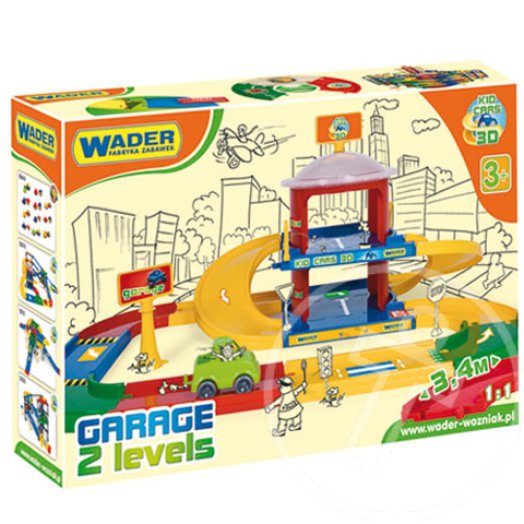 Wader: Kid Cars 3D kétszintes parkolóház