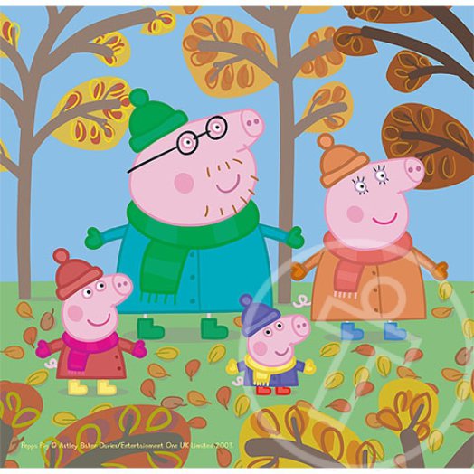 Peppa Malac: 3 az 1-ben puzzle 2