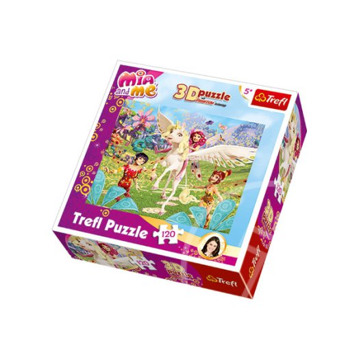 Mia és én: 3D 120 darabos puzzle