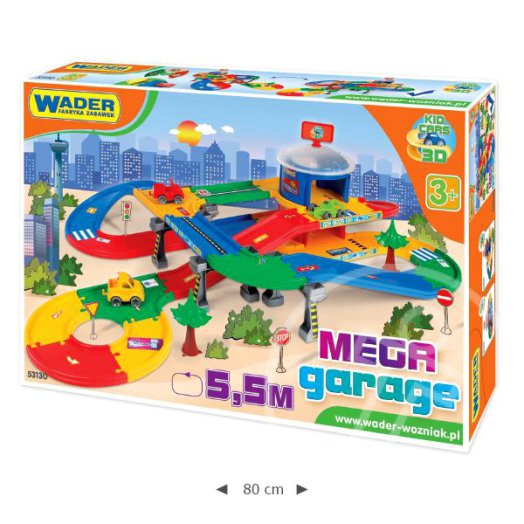 Wader: Mega Garage kétszintes parkolóház és autópálya