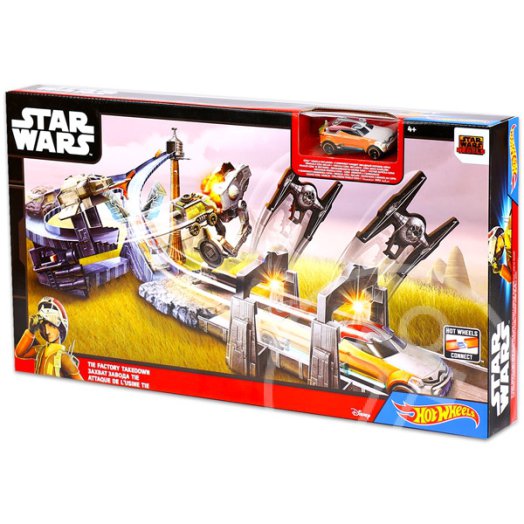 Hot Wheels: Star Wars A Tie vadászok gyártelepének megsemmisítése versenypálya