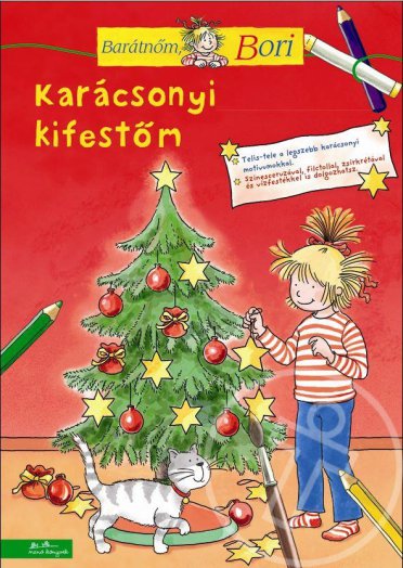 Karácsonyi kifestőm - Barátnőm, Bori foglalkoztató füzet