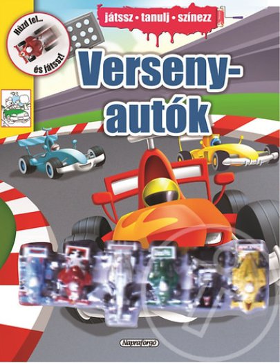Színezd ki és játszd el! - Versenyautók